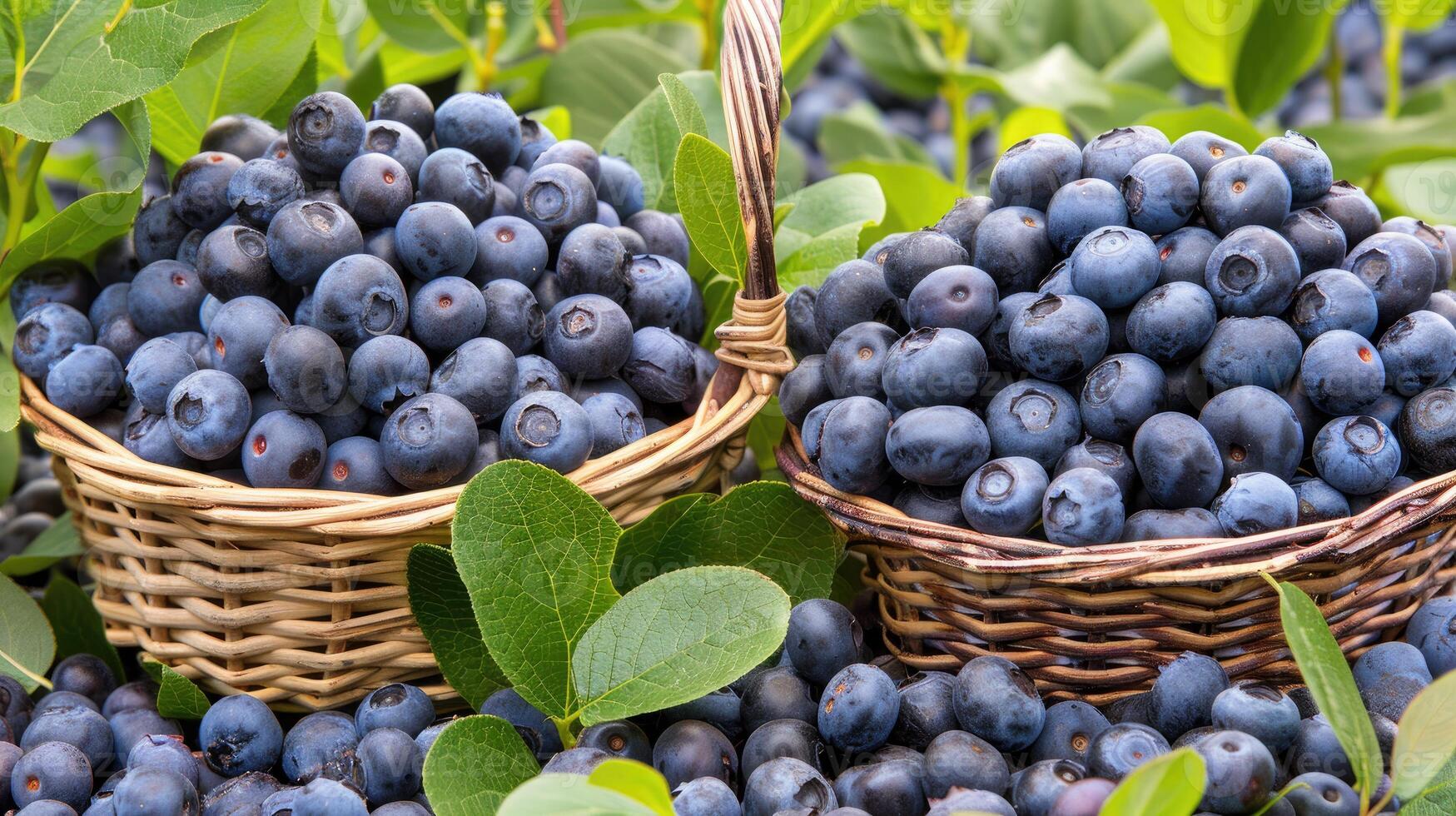 Blueberries are a great source of antioxidants photo