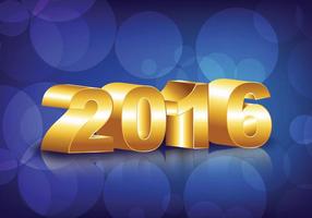 Feliz Año Nuevo 2016 vector