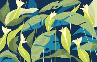fondo de plantas orgánicas vector