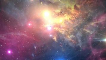galactic space stars video