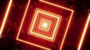 tunnel cyber vj rouge hypnotique video