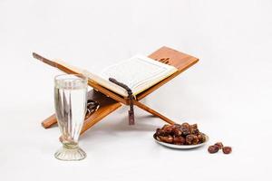 beautiful dish after fasting worship isolated on white background photo