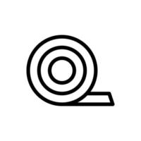 icono de vector de cinta aislante