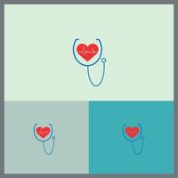 Medical and Health Iconic Logo Designs vector