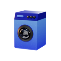 illustrazione 3d dell'icona elettronica del dispositivo di lavaggio png