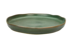 porcelaine vide, assiette en céramique sur fond transparent fichier png