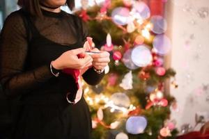 xmas and new year office party photo