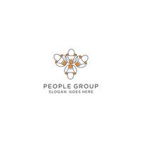 People logo icon vector image