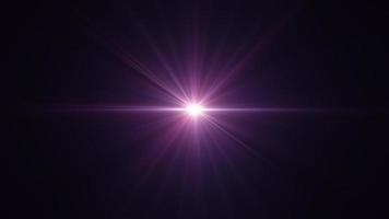 ciclo continuo colorato centro ottico bagliore brillare raggi video