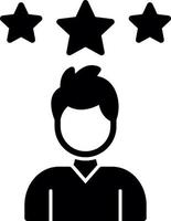 diseño de icono de vector de calificación
