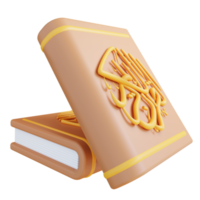 3d illustration al-qur'an png