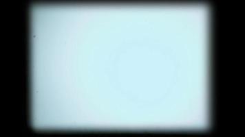Super 8 White Matte with noise and grain video