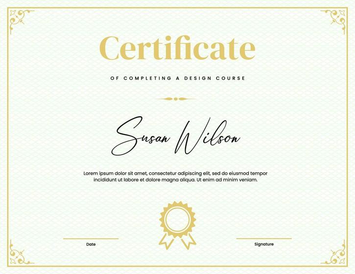 Certificate Template
