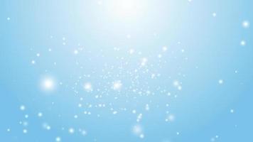 light Particles on gold background. Glitter Particles with Stars. Shining glitter particles motion graphics. abstract blue background with bokeh. video