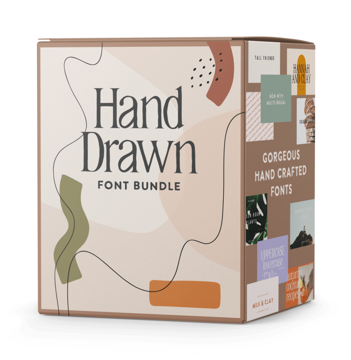 Edgy Hand-Drawn Font Bundle