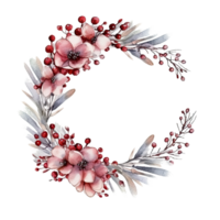 aquarelle Noël Contexte. illustration ai génératif png