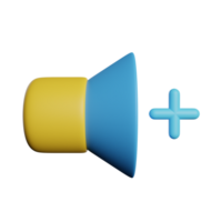 Volumen oben Klang png