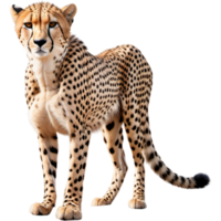 ghepardo Sud Africa. ai generativo png