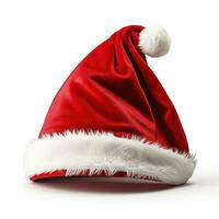 Santa Claus hat isolated photo