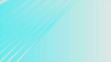 Bright blue and grey striped smooth abstract motion design video