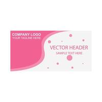 header template illustration vector