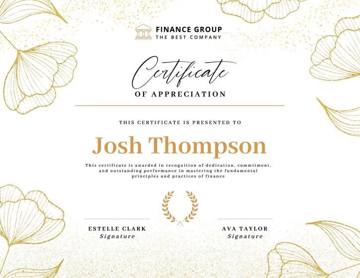 certificate for company