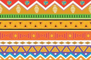Illustration, The colorful fabric patterns with multi color background. vector