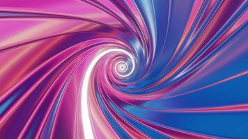 a blue and pink swirl background with a spiral shape video