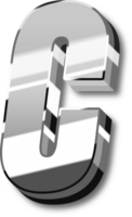 plata alfabeto letra y número png