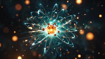 Abstract colorful microscopic structure of cells, neurons, veins, splash, circulation lines, microorganisms, micro dimensions photo