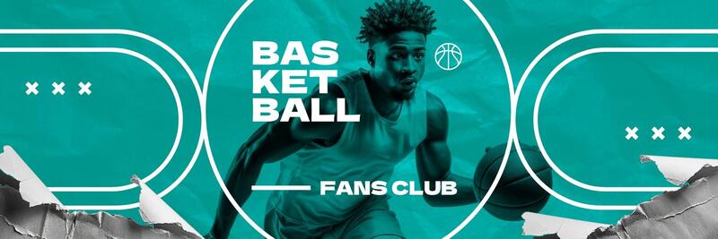 Basketball Fans Club Twitter Header Template