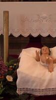 Baby Jesus Statue video
