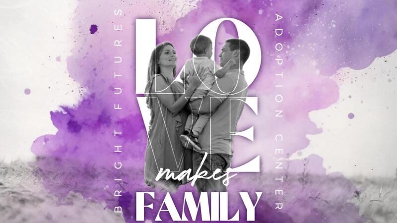 Adoption Agency Template with Parents and Son for Mobile Facebook Cover