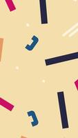 A colorful pattern with geometric shapes and lines video