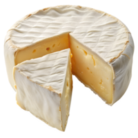 queso redondo con un cuña desaparecido png