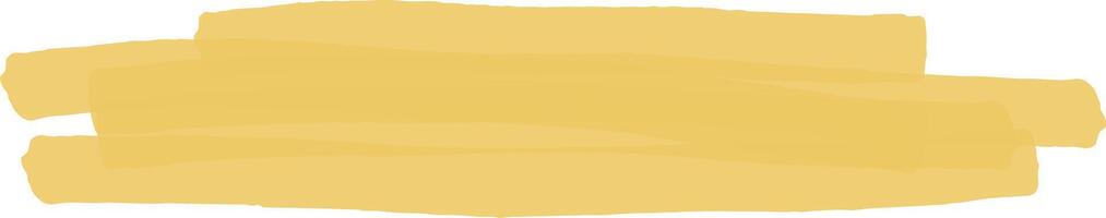 Wide brush stroke in gold and yellow creating a striking horizontal banner shape, offering ample copy space ideal for integrating text or unique designs in various projects vector