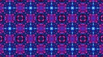 fractal movimento Projeto com brilhando caleidoscópio padrões video