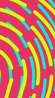 Neon Color Twisted Line Background video