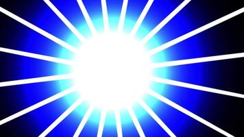 radiante scoppiare design nel un' caldo d'oro tono video