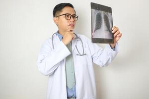 Doctor Checking X-ray photo